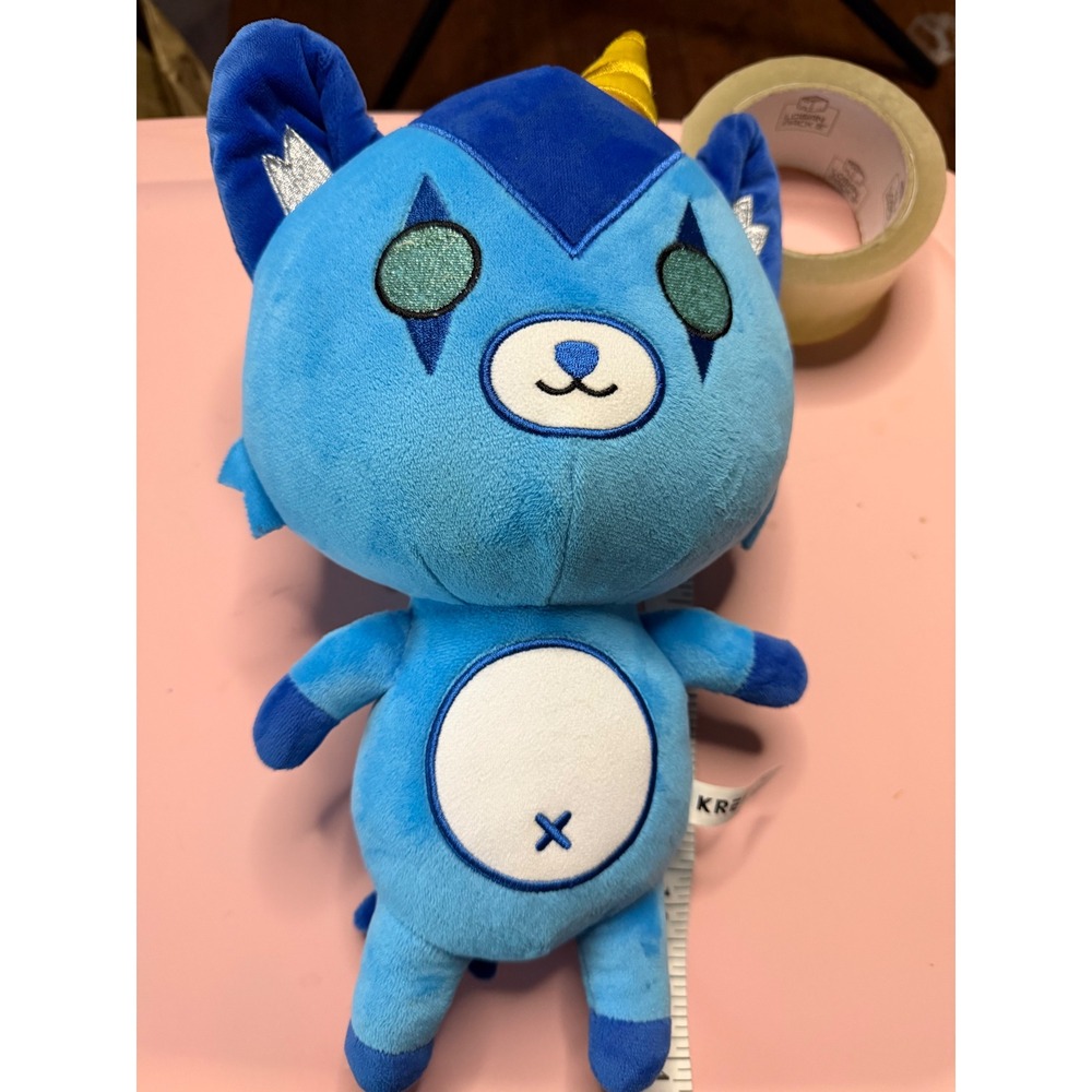KREW‎ District Lunar Eclipse Plush Blue Unicorn Cat YouTube ItsFunneh 12 Inch